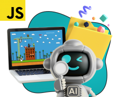 Язык программирования JavaScript + AI. Проектное обучение + геймификация + AI-помощники - КИБЕРшкола программирования для детей, компьютерные курсы для школьников, начинающих и подростков - KIBERone г. Саров