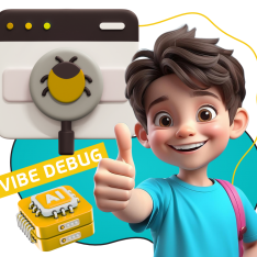 Тестирование & Vibe Debug. Охотники за багами - КИБЕРшкола программирования для детей, компьютерные курсы для школьников, начинающих и подростков - KIBERone г. Саров