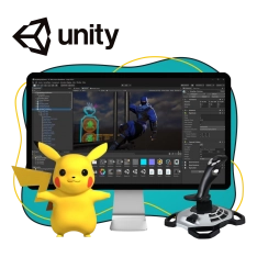 Мир игр на Unity 2D на популярном движке + AI-помощники - КИБЕРшкола программирования для детей, компьютерные курсы для школьников, начинающих и подростков - KIBERone г. Саров