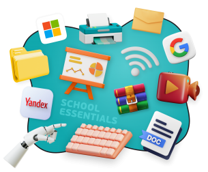 Цифровая база для школьника - КИБЕРшкола программирования для детей, компьютерные курсы для школьников, начинающих и подростков - KIBERone г. Саров