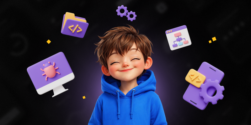 Идеальный сайт с нуля: код, дизайн и AI-помощник - КИБЕРшкола программирования для детей, компьютерные курсы для школьников, начинающих и подростков - KIBERone г. Саров